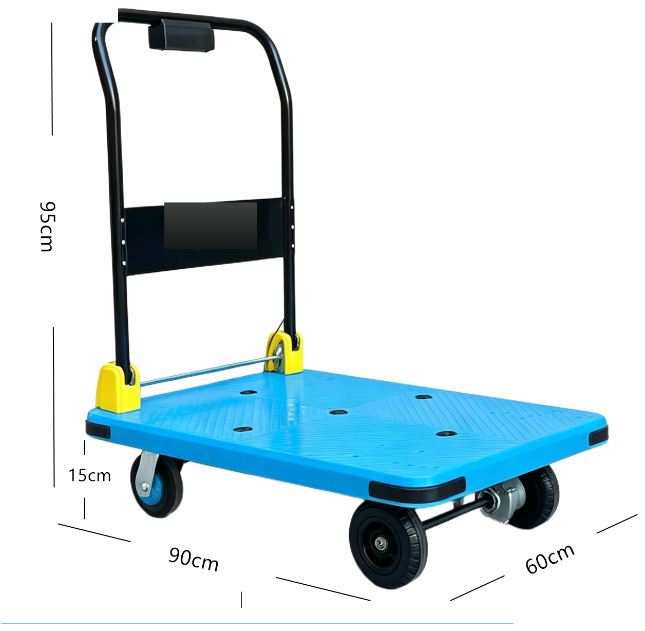 Power Trolley PWR-04 electric platform trolley, blue